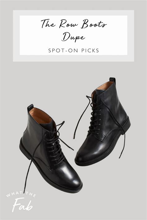 the row boot dupe